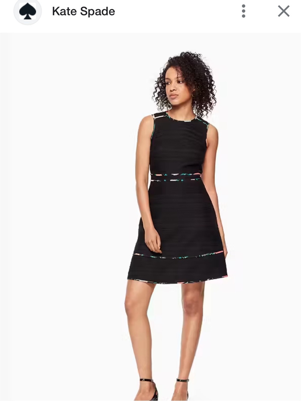 Kate Spade Blossom Trim Tweed Dress NWOT